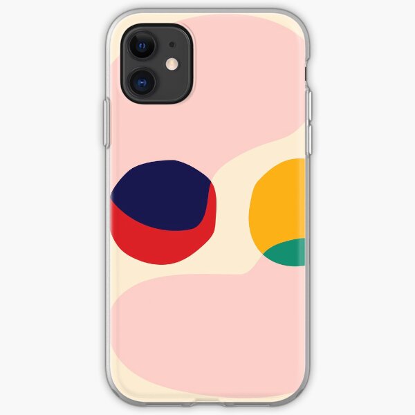 Happy shapes iPhone Soft Case