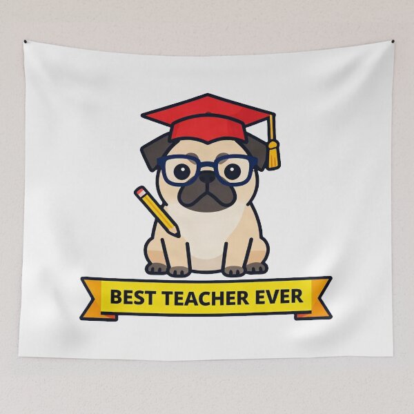 Item preview, Pug Gifts For Teacher A Plus Pupil designed and sold by Arc2020.