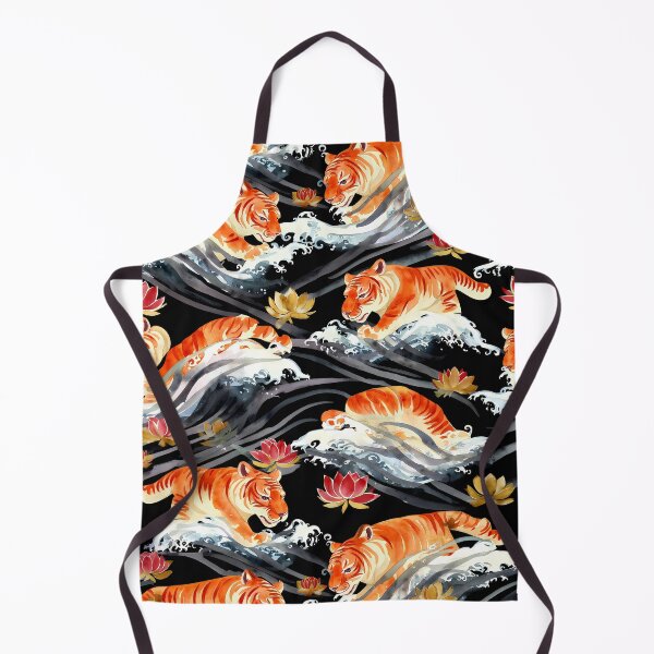 Item preview, Traditional Asian Irezumi Wave Tattoo Pattern 14 designed and sold by The Design Asset Station.