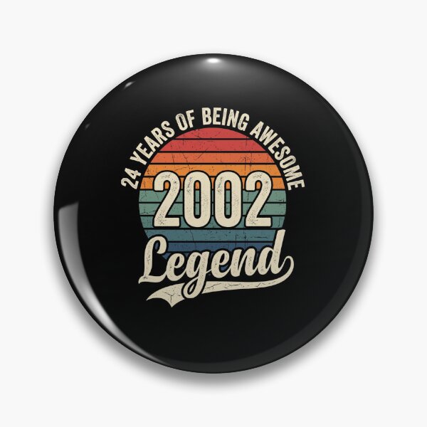 Item preview, 24 Years of Being Awesome 2002 Legend Vintage 24th Birthday designed and sold by designstoriesMK.