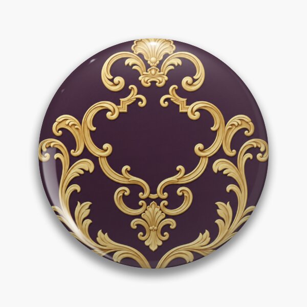 Item preview, Deep Plum & Gold Rococo designed and sold by DesignsByPrnces.