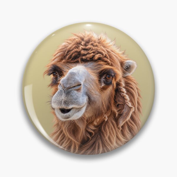 Item preview, Funny Shaggy Bactrian Camel Portrait designed and sold by Medve Photography & Design.