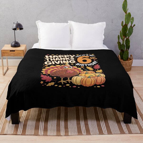 Item preview, HAPPY THANKSGIVING YES IT'S MY 6TH BIRTHDAY designed and sold by jkrphoto.