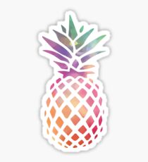 Cute modern watercolor pineapple Sticker
