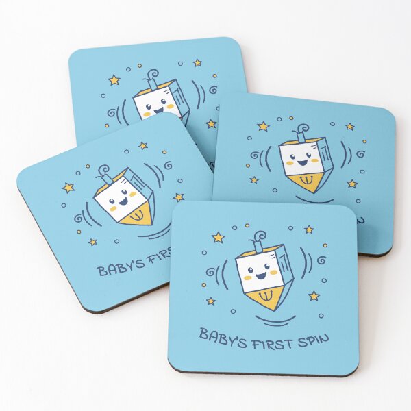 Item preview, Baby First Hanukkah Dreidel Spinner Baby Face Pattern designed and sold by sdcreations210.