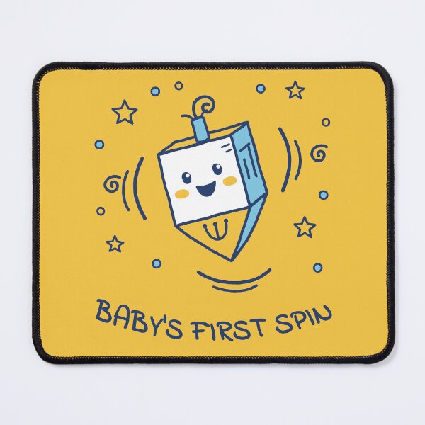 Item preview, Baby First Hanukkah Dreidel Spinner Baby Face Pattern designed and sold by sdcreations210.
