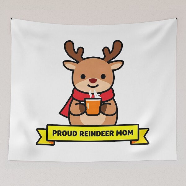 Item preview, Reindeer Mom Proud Coffee Lover designed and sold by Arc2020.