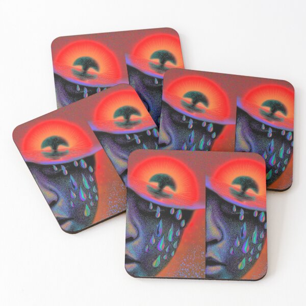 Item preview, Holographic Tears At Sunset designed and sold by MongLongStudio.