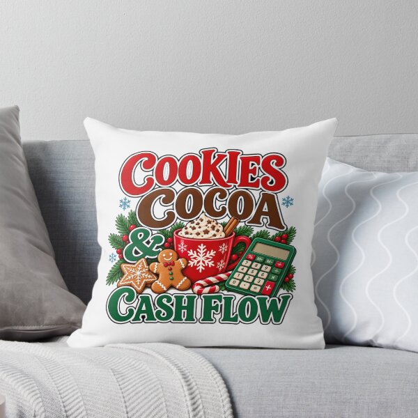 Item preview, Cookies Cocoa & Cash Flow - Funny Accountant Christmas designed and sold by WeirdlyMild.