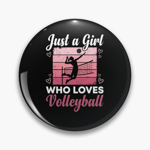 Item preview, Just a Girl Who Loves Volleyball designed and sold by designstoriesMK.
