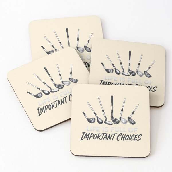 Item preview, Life Is Full Of Important Choices Golf Clubs designed and sold by knightorla86.