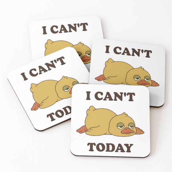 Item preview, I Can't Today – Funny Sleepy Duck designed and sold by Sed94.