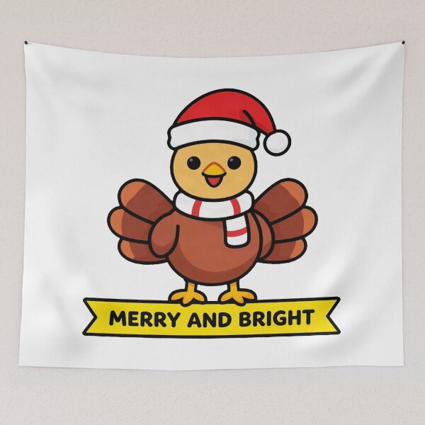 Item preview, Turkey Gifts Merry And Bright Holiday designed and sold by Arc2020.