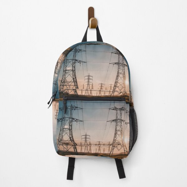Item preview, Twin Transmission Towers at Sunset Grid designed and sold by Pylon-Bureau.