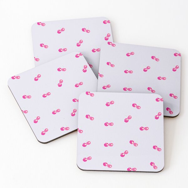 Item preview, Cherry festival scattered in lilac and pink designed and sold by Quiet Waters Design.