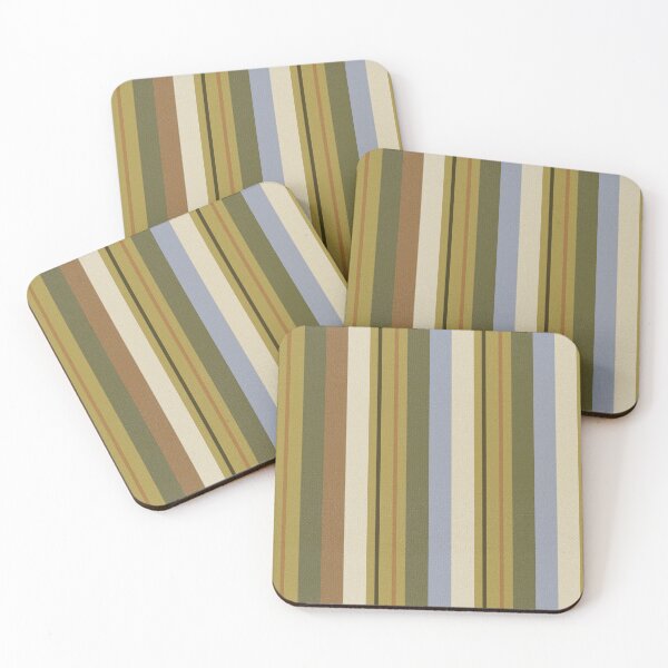 Item preview, Gold Striped Seersucker Fabric designed and sold by Wolagno.