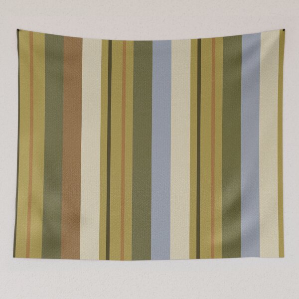 Item preview, Gold Striped Seersucker Fabric designed and sold by Wolagno.
