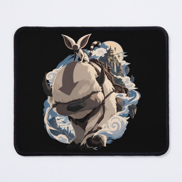 Item preview, Appa and Momo Silhouette – Avatar Airbender Art designed and sold by · GAMING SOUL ·.