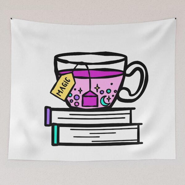 Item preview, Tea and Books are Magic. Magical Tea. Witch Wizard Brew. designed and sold by tachadesigns.