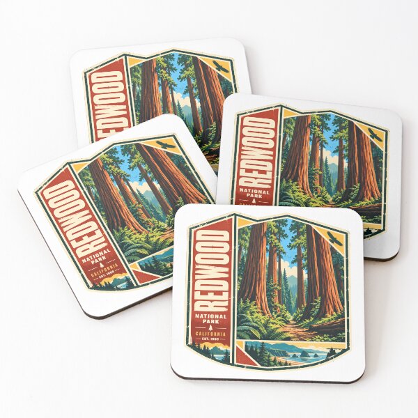 Item preview, Redwood National Park California Est. 1968 National Parks Travel Adventure Souvenir designed and sold by NightGlyph.