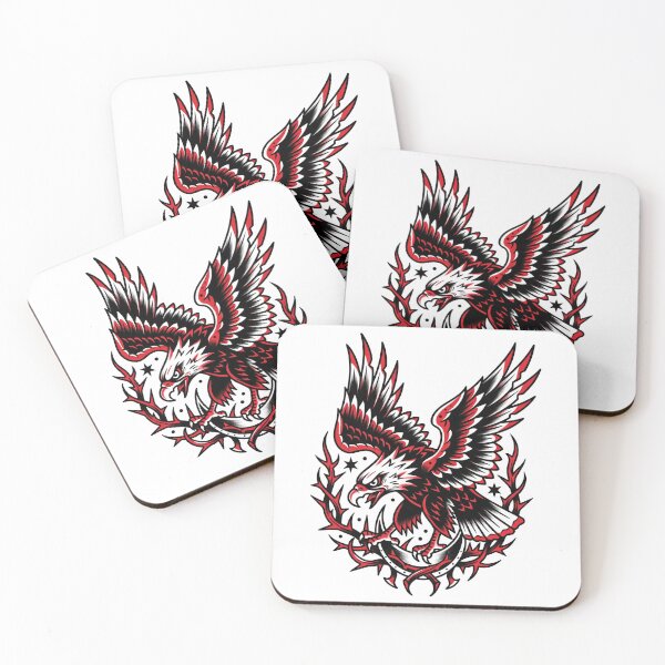 Item preview, American Traditional Eagle - Old School Tattoo Flash Art designed and sold by OdysseusMilt.
