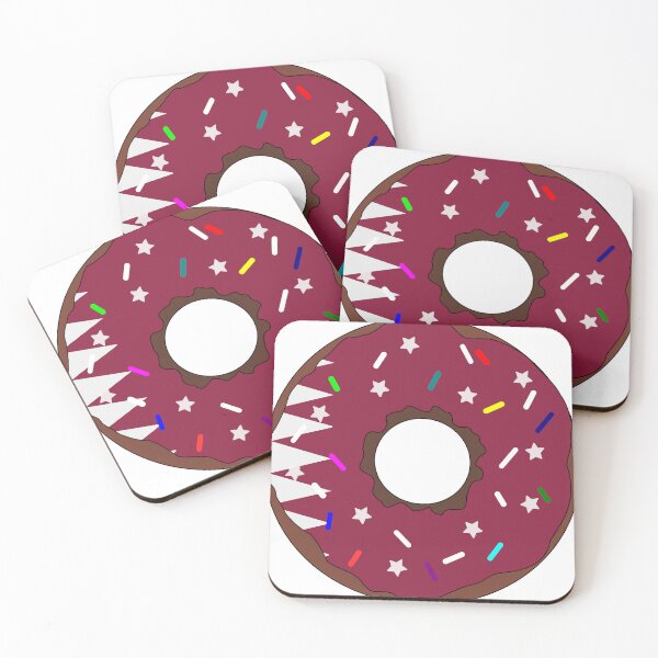 Item preview, Qatar Flag Donut – Colorful Sprinkles Country Pride designed and sold by TheIconSmith.