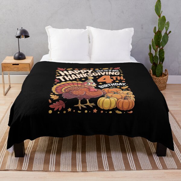 Item preview, HAPPY THANKSGIVING YES IT'S MY 4TH BIRTHDAY designed and sold by jkrphoto.