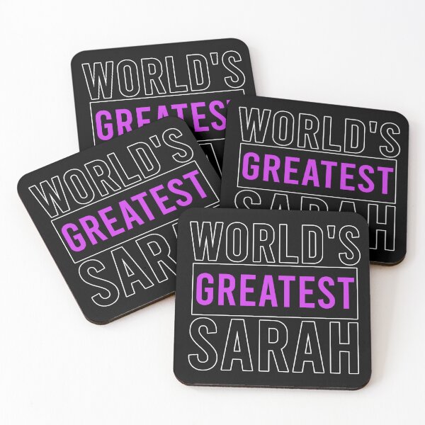 Item preview, World's Greatest Sarah designed and sold by CamilasPrints.