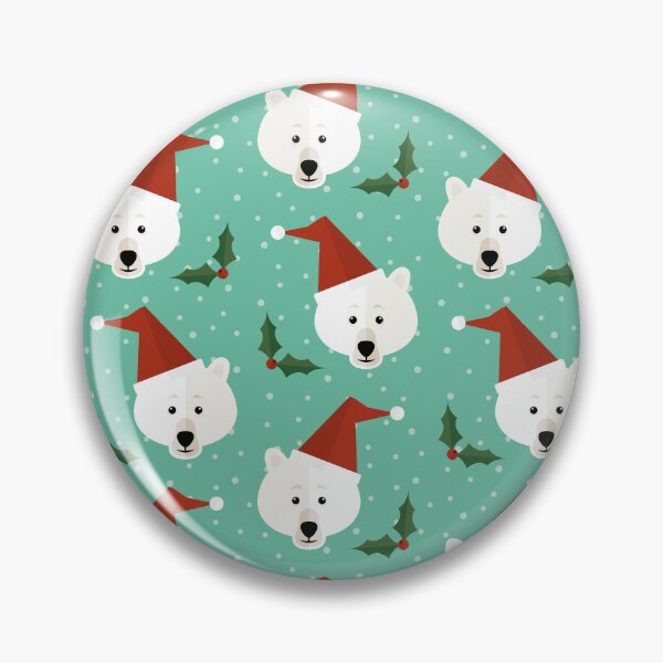 Item preview, Christmas polar bears on blue designed and sold by reneesillus.