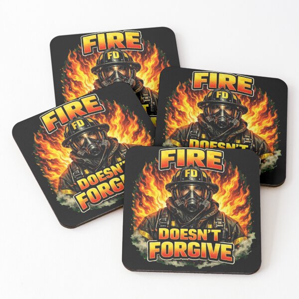 Item preview, FIRE DOESN’T FORGIVE | Firefighter Warning Design  designed and sold by Timeless Junction.