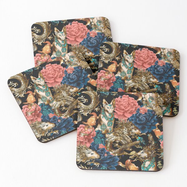 Item preview, Japanese NeoTraditional Irezumi Dragon Pattern 21 designed and sold by The Design Asset Station.