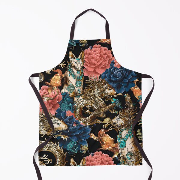 Item preview, Japanese NeoTraditional Irezumi Dragon Pattern 21 designed and sold by The Design Asset Station.