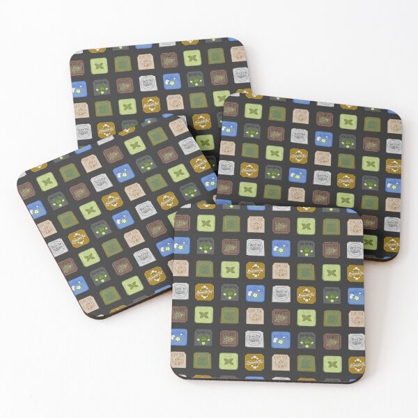 Item preview, Vintage Tea Tags Pattern Chamomile Oolong Mint designed and sold by LaPolilladPapel.