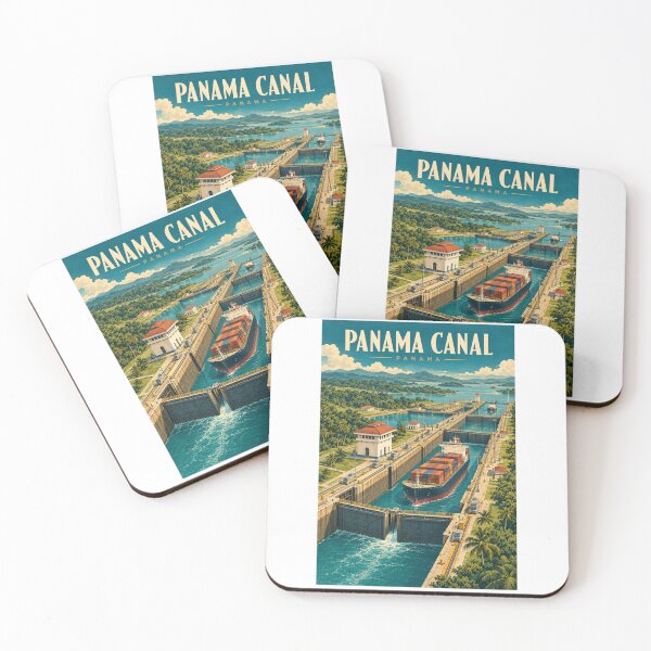 Item preview, Panama Canal - Panama designed and sold by GoodOldVintage.