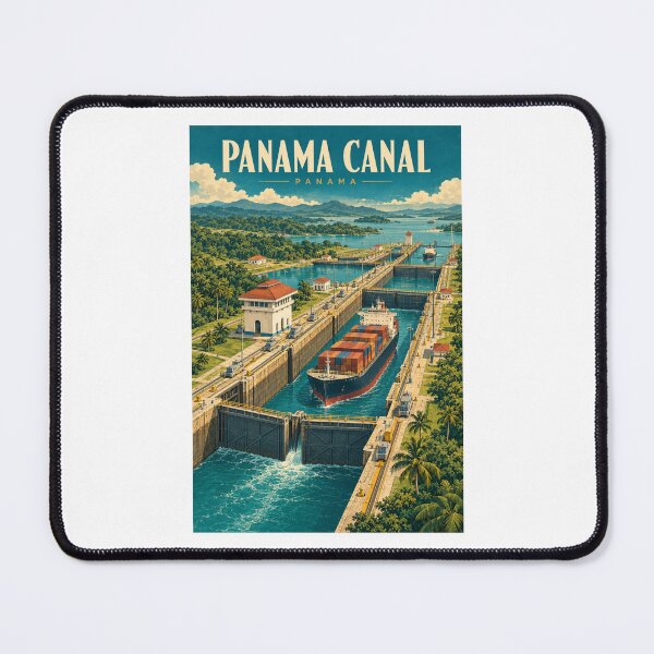 Item preview, Panama Canal - Panama designed and sold by GoodOldVintage.