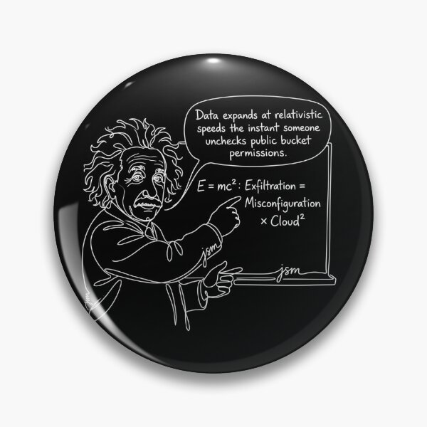 Item preview, Albert Einstein E=mc2 Cybersecurity and AI Physics Equation Humor designed and sold by PaveyBooks.