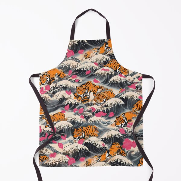 Item preview, Traditional Asian Irezumi Wave Tattoo Pattern 22 designed and sold by The Design Asset Station.