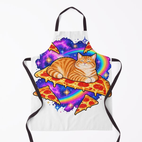 Item preview, Cosmic Pizza Cat Rainbow Galaxy Design designed and sold by stmpdwrld.