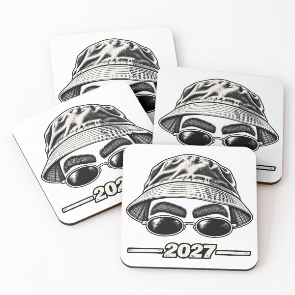 Item preview, Bucket Hat & Shades 2027 – Britpop Revival Retro Gig Style designed and sold by SMalcolmDesigns.