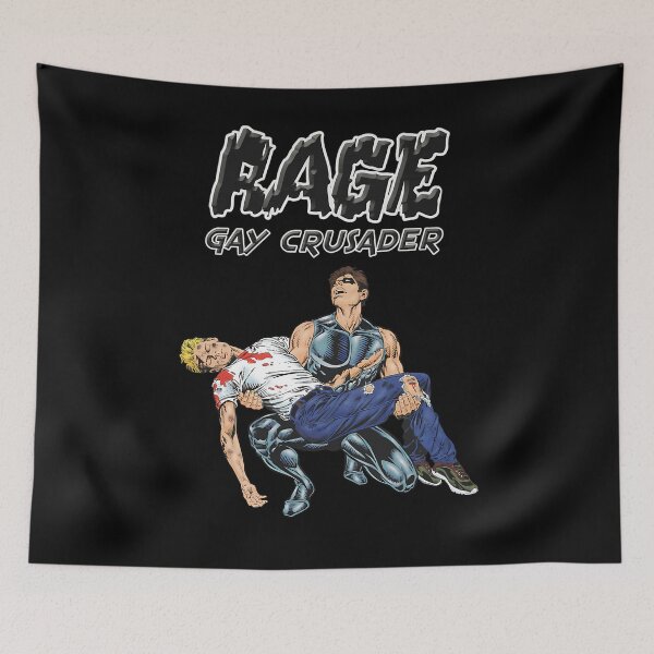 Item preview, Rage Gay Crusader Comic Book  designed and sold by Wrinklykittens.