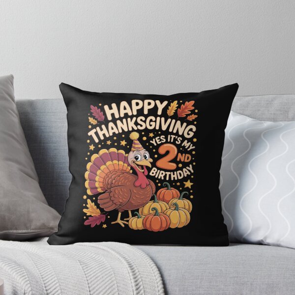 Item preview, HAPPY THANKSGIVING YES IT'S MY 2nd BIRTHDAY designed and sold by jkrphoto.