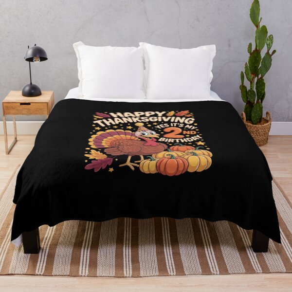 Item preview, HAPPY THANKSGIVING YES IT'S MY 2nd BIRTHDAY designed and sold by jkrphoto.