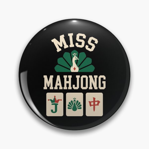 Item preview, Miss Mahjong Tile Player designed and sold by SplashTastic.