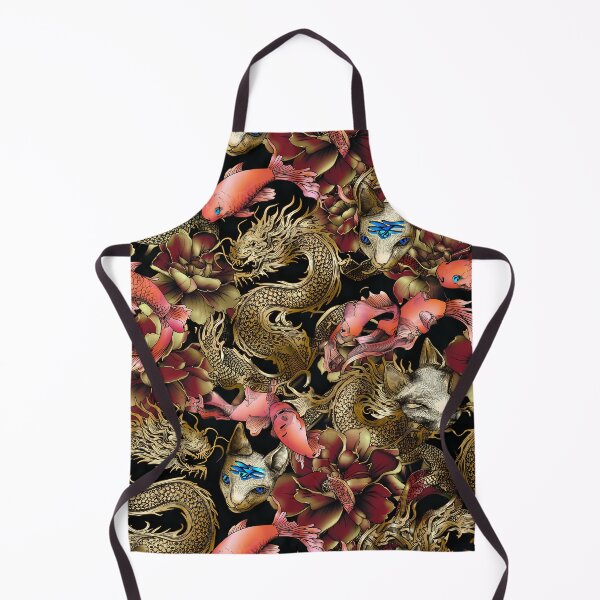 Item preview, Traditional Asian Irezumi Wave Tattoo Pattern 24 designed and sold by The Design Asset Station.