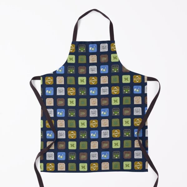 Item preview, Vintage Tea Tags Pattern Chamomile Oolong Mint designed and sold by LaPolilladPapel.