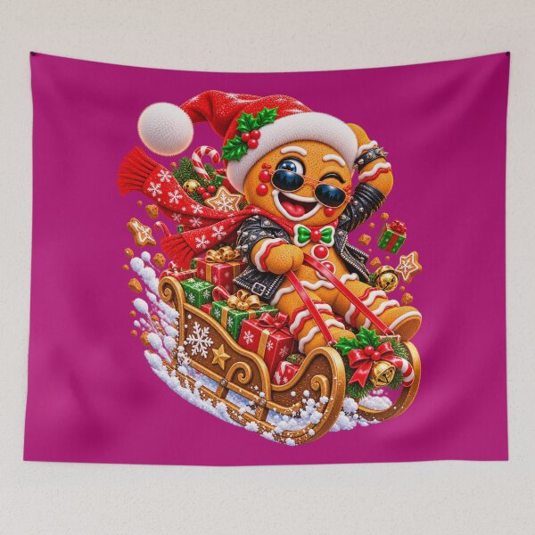 Item preview, Gingerbread Trouble – Crazy Christmas Sleigh Ride designed and sold by JanRizz.