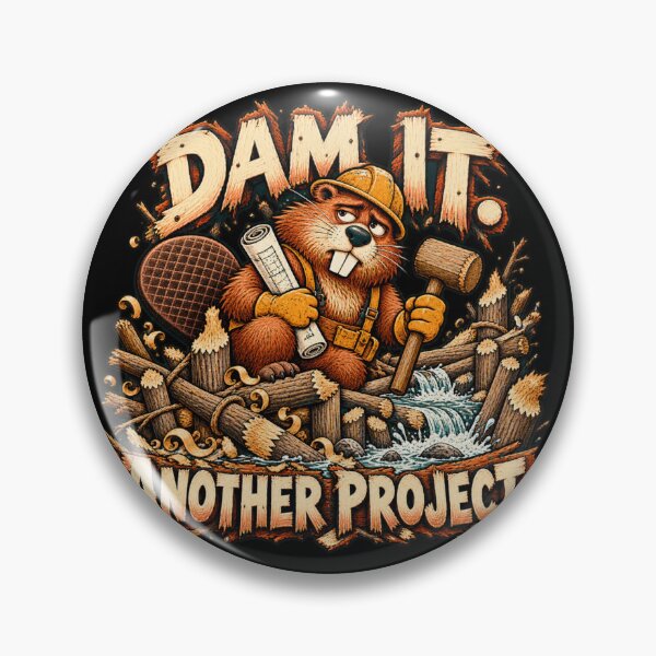 Item preview, Dam It. Another Project. — Funny Beaver Builder designed and sold by OddlyZippy.