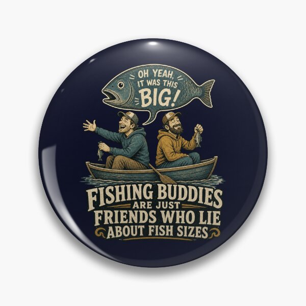 Item preview, Fishing Buddies Are Just Friends Who Lie About Fish Sizes Shirt, Funny Fishing T-Shirt, Fishing Buddy Humor Tee, Fishing Gift Shirt, Vintage Rowboat Graphic designed and sold by TshirtsLabs.