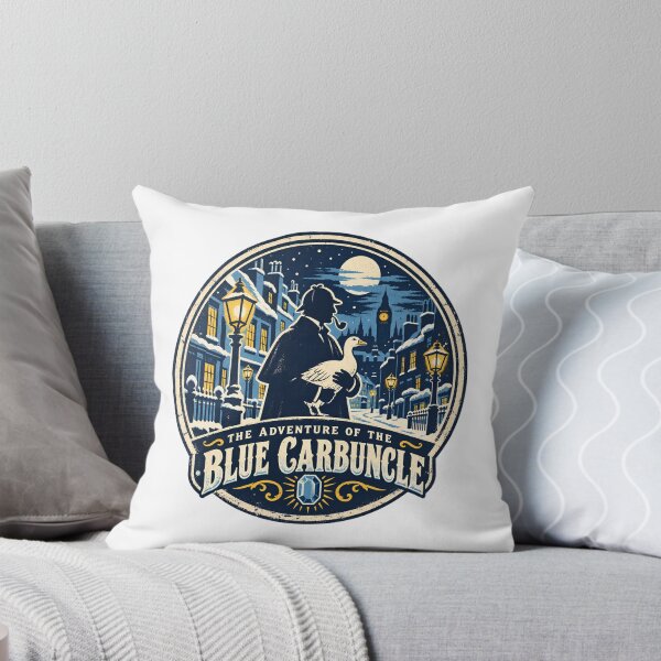 Item preview, Sherlock Holmes: Blue Carbuncle Snowy Goose designed and sold by Fenay Designs.