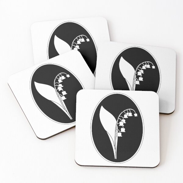Item preview, Vintage Black Botanical Floral Motif in Oval Frame - 29 designed and sold by ivyysophia.